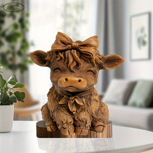 Letrero <span class=keywords><strong>de</strong></span> Madera con Diseño <span class=keywords><strong>de</strong></span> Gato 2D, Adorno <span class=keywords><strong>de</strong></span> Escritorio, Placa Decorativa para Mesa, para Hogar u Oficina, Envío Directo JIT - Product Image 1