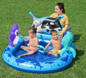 Jouets de piscine gonflables en PVC pour enfants Bestway Summer Garden Water Park Polar Pals Play Center, outils et accessoires de piscine - Product Image 3