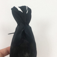 Extensions de décoration du thème de l'anime raven, Simulation de fête rétro, têtes de plumes noires, magasins de centres commerciaux