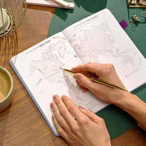 Carnet de voyage, agenda, sac de rangement pour les voyages et les <span class=keywords><strong>vacances</strong></span>, avec planificateur budgétaire, liste de tenues, suivi des dépenses de voyage et carnet de planification - Product Image 6