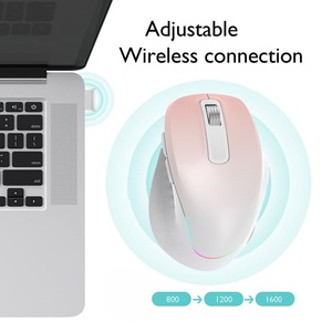 RGB Wireless BT <strong>Mouse</strong> 2.4G Dual Mode Silent Rechargeable <strong>3D</strong> Right-Handed <strong>Computer</strong> <strong>Mouse</strong> for Home Office - Product Image 6