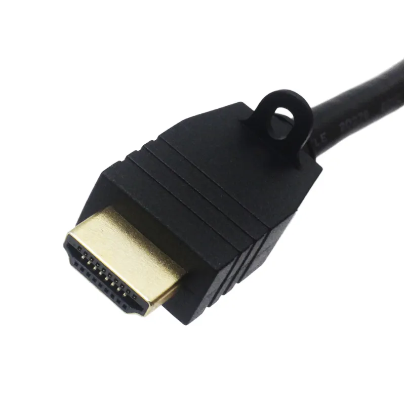 Manufacturer Custom HD Data Cable HD-MI Male To Female Gold Plated Support 4K 8K With Double Shielding