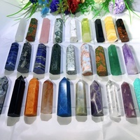 Tours de quartz en cristal de guérison pour la décoration Fengshui Vente en gros Naturel de haute qualité