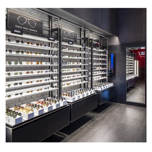 Vetrina Espositiva di Grande Successo per <span class=keywords><strong>Occhiali</strong></span> <span class=keywords><strong>da</strong></span> <span class=keywords><strong>Sole</strong></span> Ray-Ban con Luci a LED per Arredamento Negozi di Ottica - Product Image 1