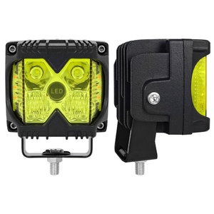 ไฟทำงาน LED คุณภาพสูง ขนาด 3 นิ้ว สีเหลือง สำหรับรถยนต์ 4x4 ไฟแฟลช ไฟสปอร์ตไลท์สำหรับขับขี่มอเตอร์ไซค์ ไฟเดย์ไลท์สำหรับรถจี๊ป - Product Image 3