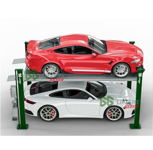 Cơ khí 4-Post xe bãi đậu xe Nâng Tấm uốn cong loại thang máy hệ thống nhà để xe thiết bị cho hiệu quả xe bãi đậu xe quản lý - Product Image 4