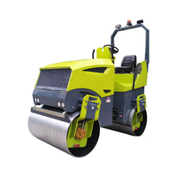Compacteur vibrant portatif à double tambour de 0,3 à 0,5 tonne pour sols et asphalte