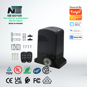 NB MOTOR 433Mhz 4 Boutons Silicone Clavier Abs Matériau Télécommande Piles <span class=keywords><strong>Alimentation</strong></span> pour Porte de Garage - Product Image 2