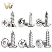China Hot Selling Metal 304 Stainless Steel Pan Head Self Tapping Screw Manufacturer Custom M1/M6 Self Tapping Fasteners Screws