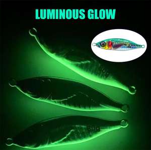 Impressão 3D Placa De Ferro Baixo Isca Dura Artificial Jigging Isca De Pesca 7g 10g 14g 21g 28g 40g 60g 80g - Product Image 5