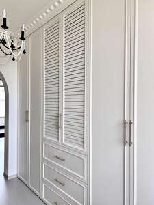 Modern Luxury Wood <b>Wardrobes</b>-Eco-Friendly Freestanding Design for Bedroom Dining Rooms Customizable Adjustable Storage Solutions - Product Image 2