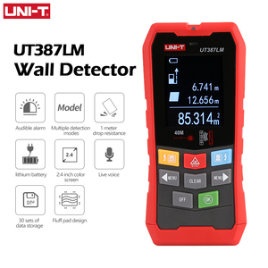 เครื่องตรวจจับโลหะ UNI-T รุ่น UT387E UT387S UT387LM 4 in 1 ตรวจจับไม้ ค้นหาตำแหน่งโครงสร้างไม้ ตรวจจับสายไฟ AC แรงดันสูง พร้อมระบบติดตามความลึก - Product Image 6
