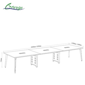 Mesa <span class=keywords><strong>de</strong></span> Reuniones <span class=keywords><strong>de</strong></span> Estilo Moderno <span class=keywords><strong>para</strong></span> Espacio Colaborativo, <span class=keywords><strong>para</strong></span> 6, 8 o 10 Personas, Diseño Industrial, Estructura <span class=keywords><strong>de</strong></span> Metal y Hierro <span class=keywords><strong>para</strong></span> <span class=keywords><strong>Oficina</strong></span> - Product Image 5