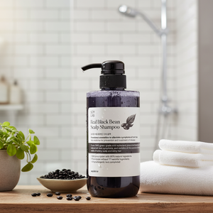 [SOY LAB] แชมพูบำรุงหนังศีรษะสูตรถั่วดำ ขจัดรังแค 500 มล. สูตรอ่อนโยนเพื่อทำความสะอาดหนังศีรษะอย่างเป็นธรรมชาติ เพิ่มวอลลุ่มและสุขภาพดี - Product Image 3