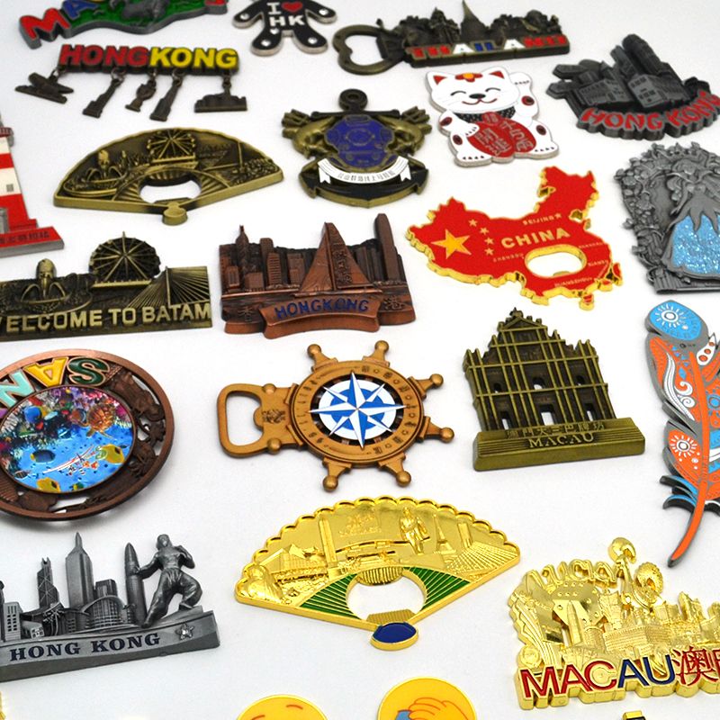 Custom Logo Cartoon Metal Fridge Magnet Cheap Souvenir Fridge Magnet