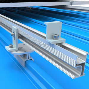 Klip-Lok Système de montage solaire en aluminium à haute rigidité et sans pénétration Supports d'installation pour toit en métal et sol - Product Image 5