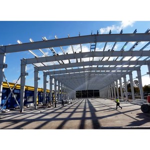 Estructura Metálica Prefabricada Industrial Personalizable, Edificio de Acero para Almacén y Taller, Estructura de Acero Prefabricada - Product Image 1