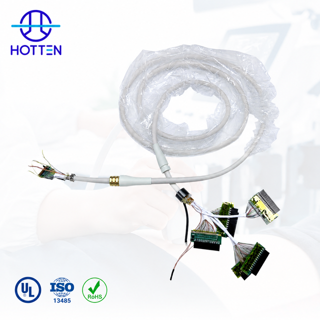 Hotten 2100mm Custom Multi-Core Coaxial Cable Assembly for Imaging System