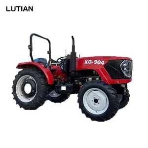 LUTIAN Shandong tractor supplier 80hp 90hp 100hp farming tractor 12+12 shuttle shift vineyard tractors for farmer