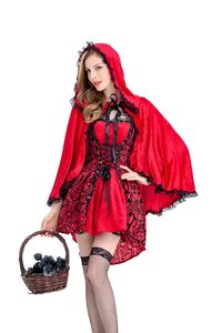 Disfraz <span class=keywords><strong>de</strong></span> <span class=keywords><strong>Caperucita</strong></span> <span class=keywords><strong>Roja</strong></span>, disfraz <span class=keywords><strong>de</strong></span> fantasía <span class=keywords><strong>de</strong></span> Halloween, disfraz <span class=keywords><strong>de</strong></span> <span class=keywords><strong>cuento</strong></span> <span class=keywords><strong>de</strong></span> <span class=keywords><strong>hadas</strong></span> para fiesta, traje <span class=keywords><strong>de</strong></span> Cosplay para mujeres adultas - Product Image 3