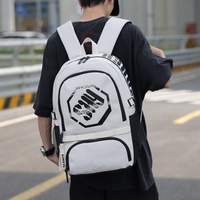 Ransel Anak Ringan Penyangga Tulang Belakang Bahan Oxford Tahan Air Tas Sekolah Desain Anti-tekanan Bernapas untuk Anak Sekolah Dasar Laki-laki