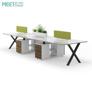 Op Maat Gemaakte Moderne Luxe L-Vorm Kantoorbureau Van Hoge Kwaliteit Houten Meubels Stijlvolle Cabriolet Executive Baas Managers - Product Image 5