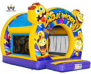 Château gonflable Smile - Château gonflable coloré de qualité commerciale pour les locations de fêtes et les événements pour enfants - Product Image 3