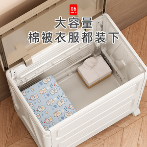 Caja Organizadora de Ropa con Ruedas, Rectangular, de Plástico Grueso, Plegable, de Gran Capacidad, Tipo Vertical - Product Image 4