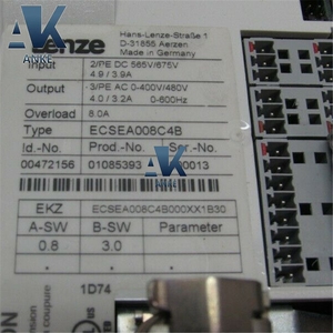 Amplificador de controlador de accionamiento de servomotor Lenze ECSEA008C4B - Product Image 3