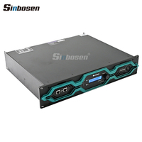 DSP Dijital Amplifikatör 2x45000W 8 Ohm 2x8000W 4 Ohm 2x7000W 2 Ohm Yazılım Ekranlı Kararlı Yüksek Güçlü Amplifikatörler
