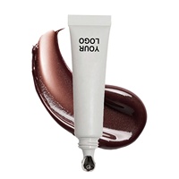 Baume à lèvres repulpant et teinté en tube souple de 10ml/15ml avec votre logo, fini nacré tendance, traitement huileux pour les lèvres