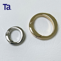 Grosir Pabrik TANAI tas tangan cincin pegas Oval logam aksesori perangkat keras cincin Musim Semi berbentuk telur dapat dilepas