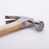 Marteau à griffes en acier à haute teneur en carbone personnalisable professionnel avec manche en bois pour l'agriculture et l'utilisation des machinistes de construction