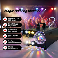 Machine à fumée portable moderne à LED avec boule de cristal magique, impression numérique, contrôle intelligent de la température, générateur de fumée rapide pour