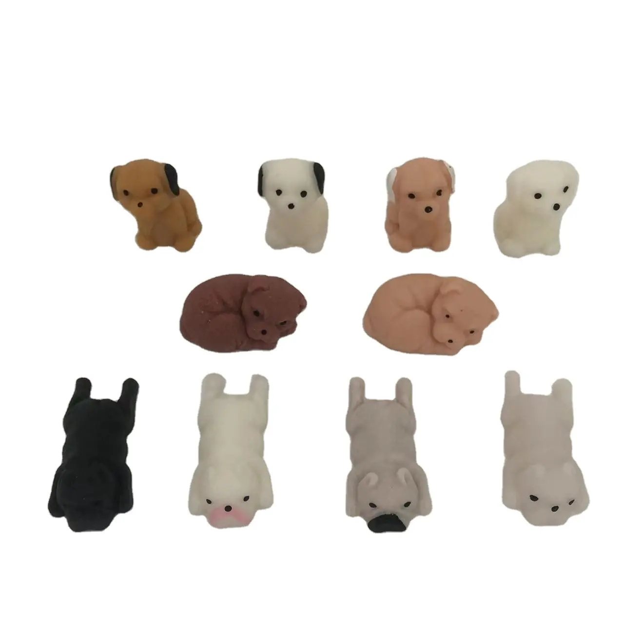 50mm Capsule TPR Soft Squishy Mochi Pet Dog Toys For Kids