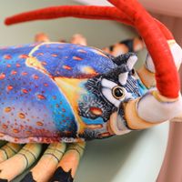 Peluche Homard Australien Transfrontalier, Coussin Doux Rembourré en Coton PP, 31cm-50cm, Thème Océan, Cadeau d'Anniversaire