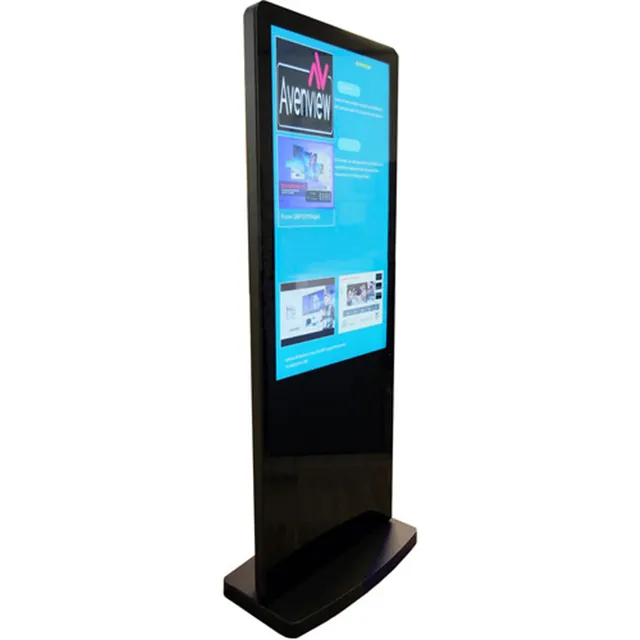 Floor standing lcd advertising player 43" android system 7.0 2+16G wifi built-in module