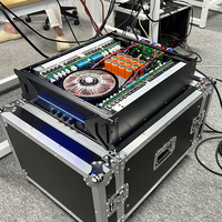 TD 4*2000W Profesyonel Güç Amplifikatörü Saf Bakır Transformatör Kullanır ve DJ Sahneleri, Partiler ve Kiliseler için Uygundur.