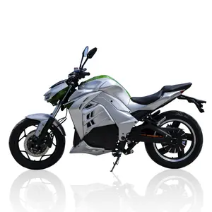Sepeda motor listrik HEZZO 2023 sepeda motor balap kuat 72v 5000W 120km/jam skuter sepeda motor elektrik Lithium 50Ah