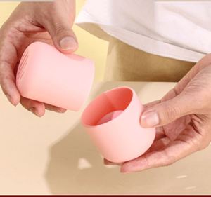 Silicone Cosmetic Storage Bag <b>Makeup</b> Blender <b>Case</b> Make-Up Face Sponges Carrying Container - Product Image 3