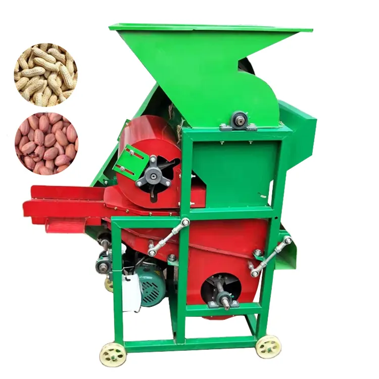 Décortiqueur d'arachide décortiquant la machine de craquage de coquille de concassage Machine d'épluchage de peau de décortiqueur d'arachide