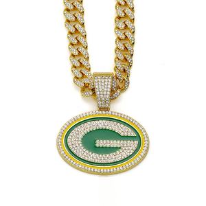 Kalung Juara Green Bay Packers Grosir Pabrik Berkualitas Tinggi Liontin Olahraga Personalisasi - Product Image 1