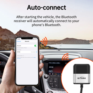 USB Bluetooth 5.3 Car Adapter Compatible for 2009-2017 Ford Escape/Kuga &amp; GMC with Music <strong>Interface</strong> Connector Wireless <strong>Audio</strong> - Product Image 6