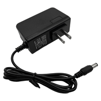 Adaptor Daya Universal Colokan UK 15V 1A 5V 6V 12V 15V 1A-2A DC5.5*2.1mm Plug-in 15W Lampu LED Kabel 1m 50/60Hz