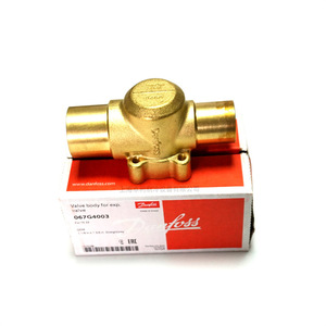 Corps de vanne Danfoss 067G4003, type droit, pour accessoires de réfrigération TE55 - Product Image 1