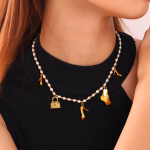 Pendentifs Thème Chaussures et Sacs, Style Vêtements, Tons Dorés, Accessoires Bijoux DIY, Unisexe, Usage Quotidien - Product Image 4