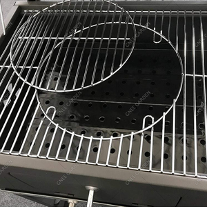 Parrilla de barbacoa de carbón Premium moderna de acero Corten de óxido Natural, carrito plegable ligero para jardín, patio, Picnic, cocina - Product Image 3