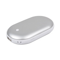 Portátil 5200mAh recargable USB C calentador eléctrico calentador de manos banco de energía para exteriores invierno cargador de batería de Metal para calor