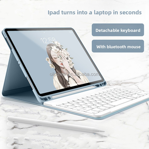 Fundas y Estuches para Tablets, Funda con Teclado Retroiluminado Inalámbrico de Cuero PU + Ratón para <span class=keywords><strong>Matepad</strong></span> <span class=keywords><strong>11</strong></span>.5, <span class=keywords><strong>Matepad</strong></span> <span class=keywords><strong>11</strong></span>, <span class=keywords><strong>Matepad</strong></span> SE <span class=keywords><strong>11</strong></span>, Air <span class=keywords><strong>11</strong></span>.5 - Product Image 5