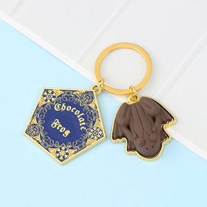 Llavero de Rana de Chocolate de Moda, Anillo para Llaves, Cualquier Coser de la Serie de Magia de los Trolleys, Llavero de Cosplay, Accesorios de Joyería - Product Image 4